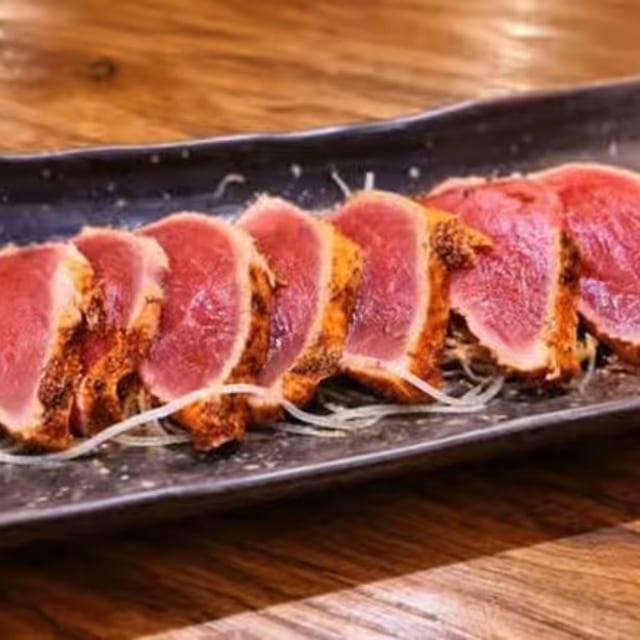 Cajun Tuna / Salmon Tataki.