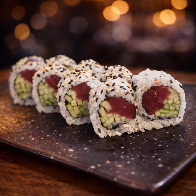 Tuna Cucumber / Avocado Roll.