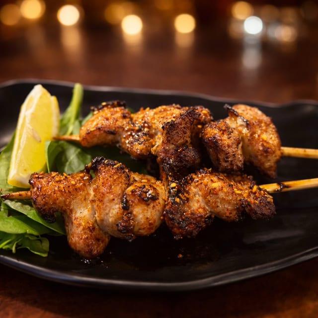 Chicken Thigh Skewer.