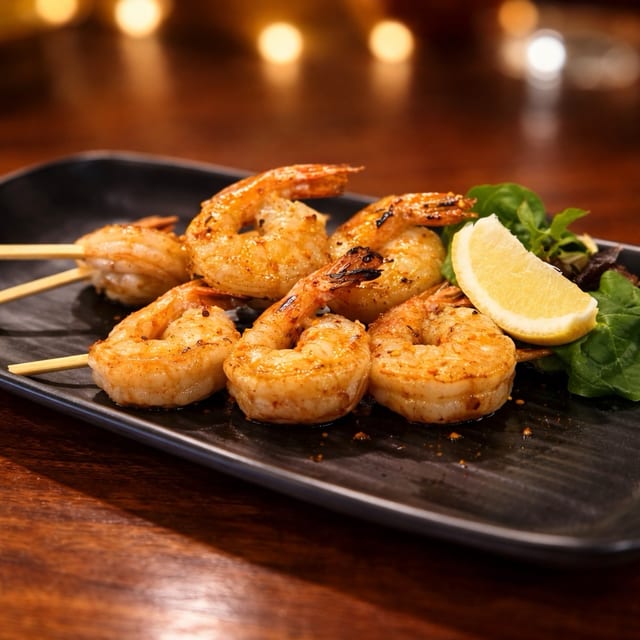 Shrimp Skewer.