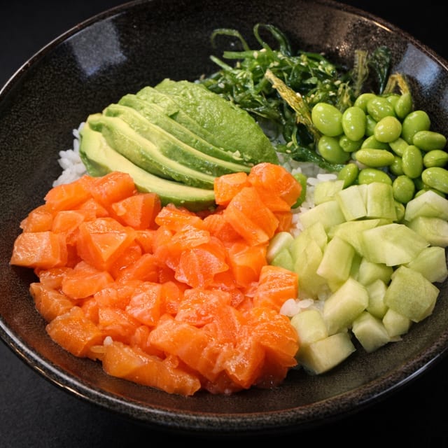 Tuna / Salmon Poke Combo.