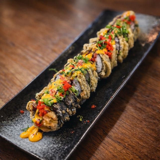 Tempura Bagel Roll.